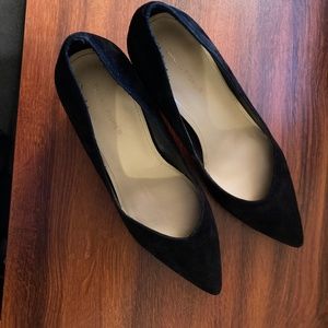 Marc Fisher LTD Suede Black High Pump Shoes Size 9